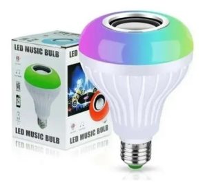 Bombillo Parlante Con Bluetooth Multicolores